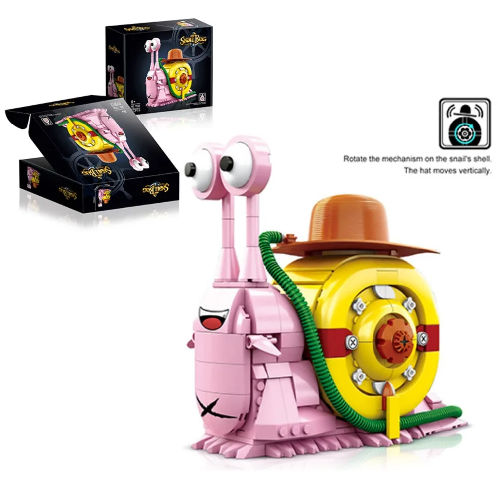 Kids Education Design - Kit de construção de telefone caracol,