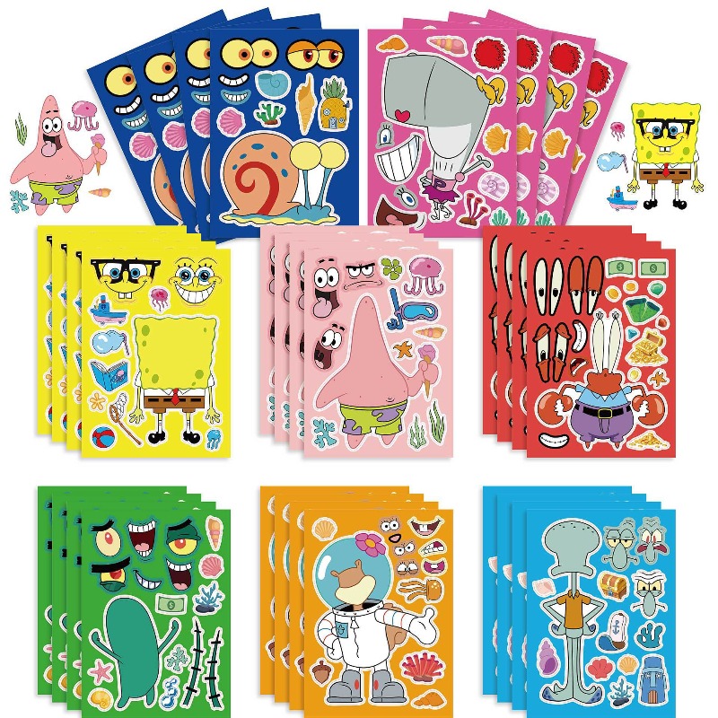 Kids Education Product - Quebra-Cabeça Interativo Educacional do Bob Esponja,