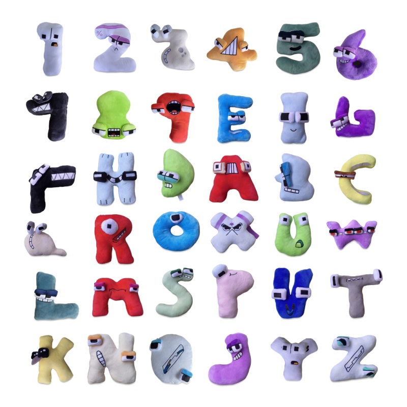 Kids Education Movies - Conjunto de 26 Brinquedos de Pelúcia