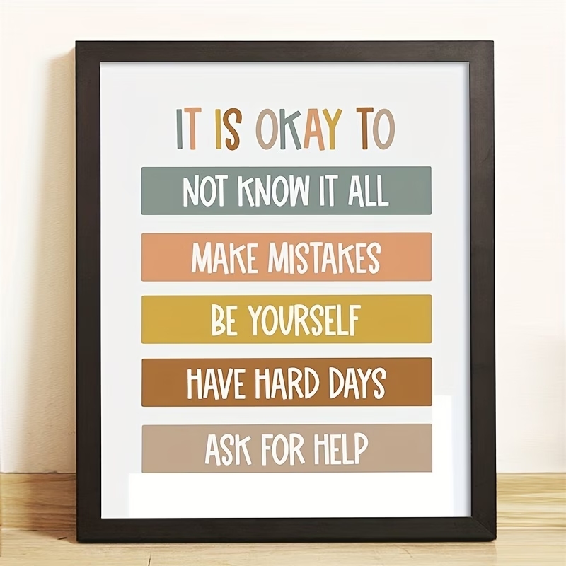 Kids Home Education - Pôster de pintura em tela com