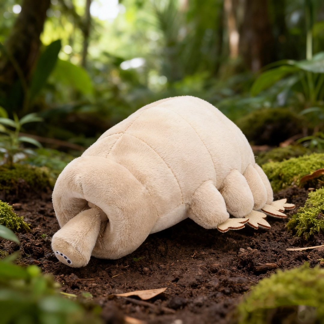 Kids Education Movies - Urso Aquático Tardigrade de Pelúcia, Bonecos