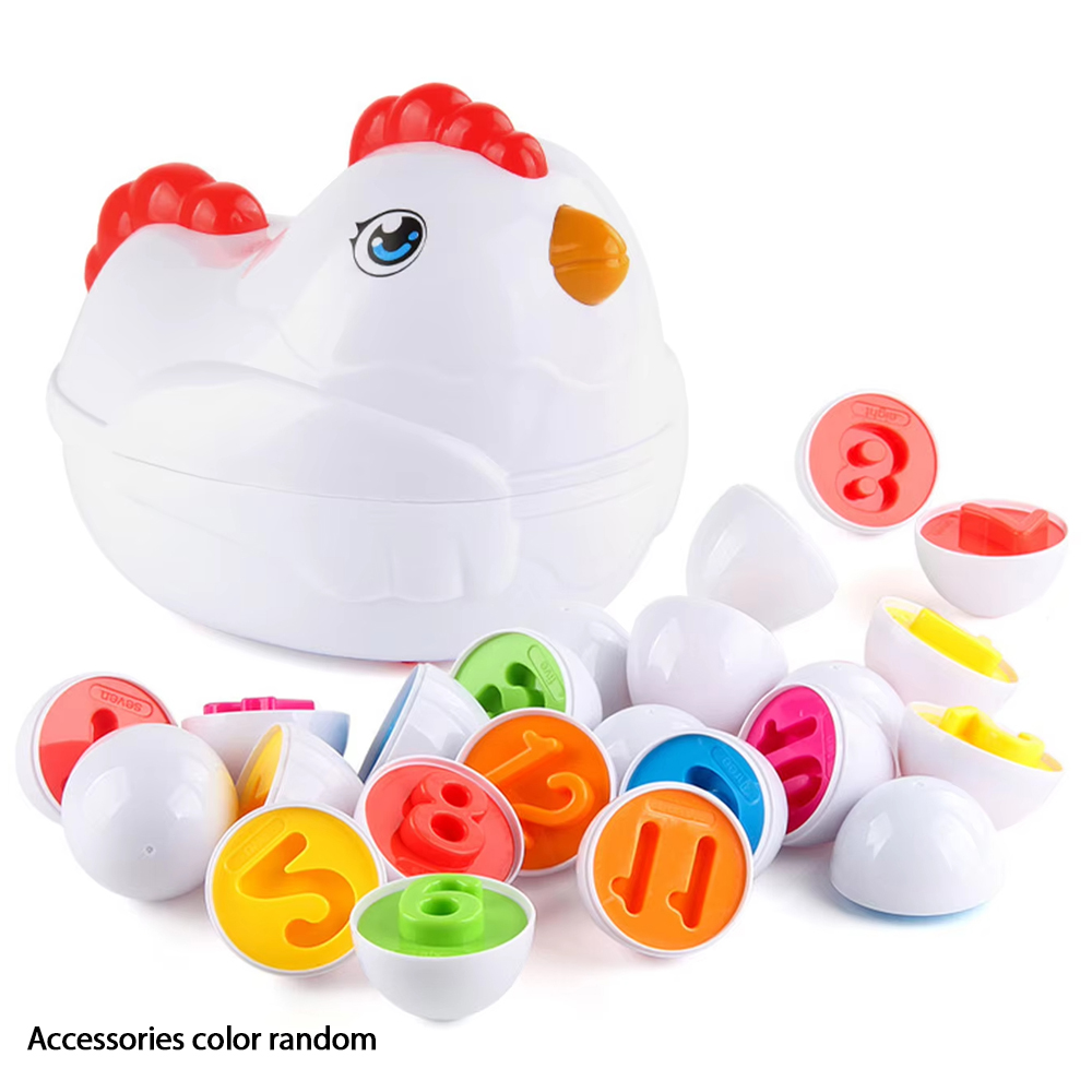 Kids Nature Education - 12 ovos correspondentes montessori sensoriais brinquedos