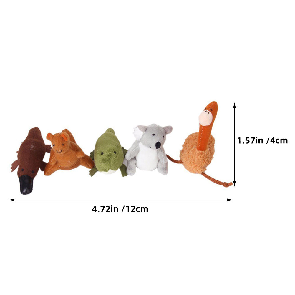 Conjunto de 5 Fantoches de Ded - Kangaroo Kids Education avaliação e preço