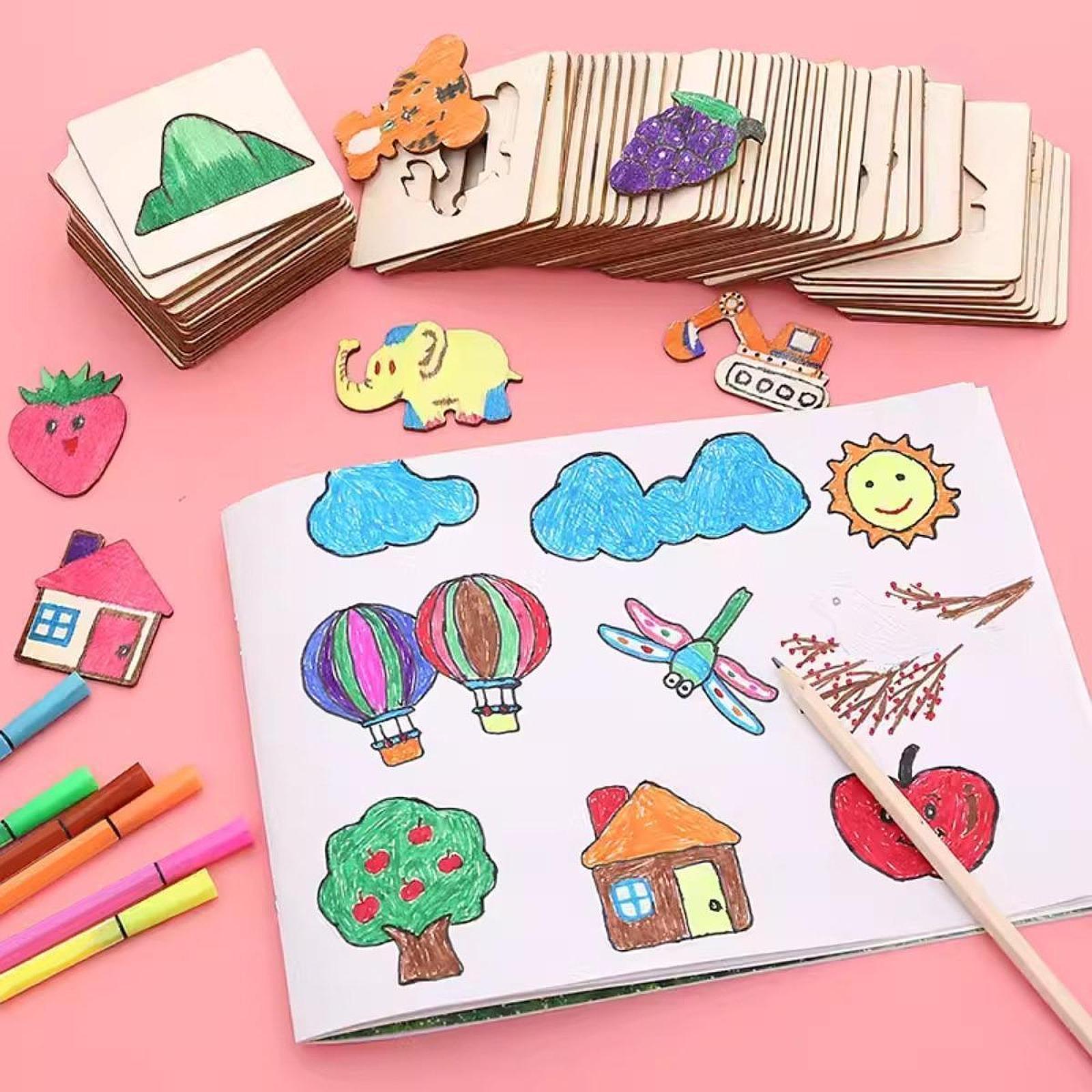 Estênceis de Desenho para Cria - Kids Education Template avaliação e preço