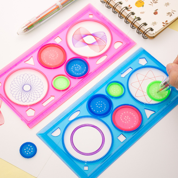 Geometria spirograph desenho e - Kids Education Template avaliação e preço