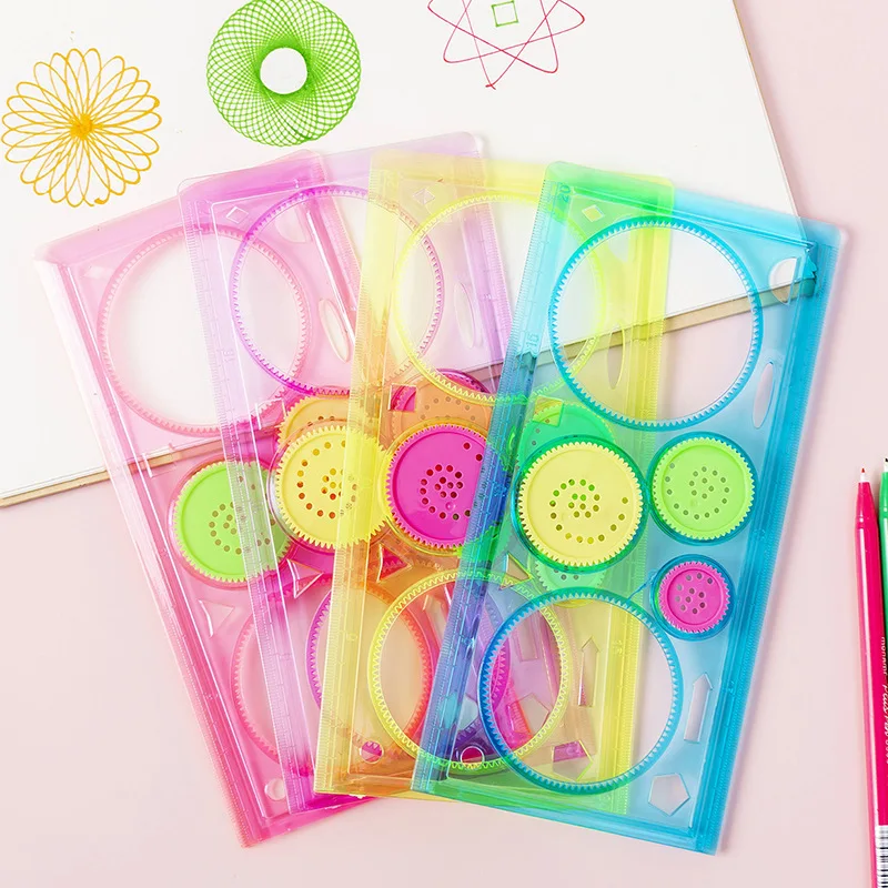 Geometria spirograph desenho e - Kids Education Template avaliação e preço