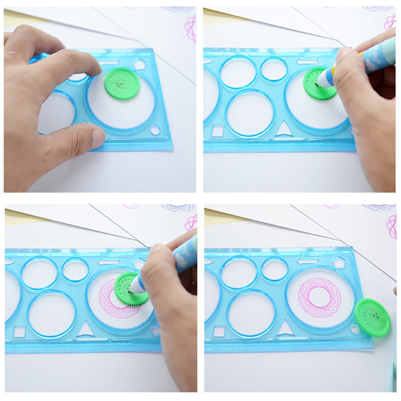 Geometria spirograph desenho e - Kids Education Template avaliação e preço