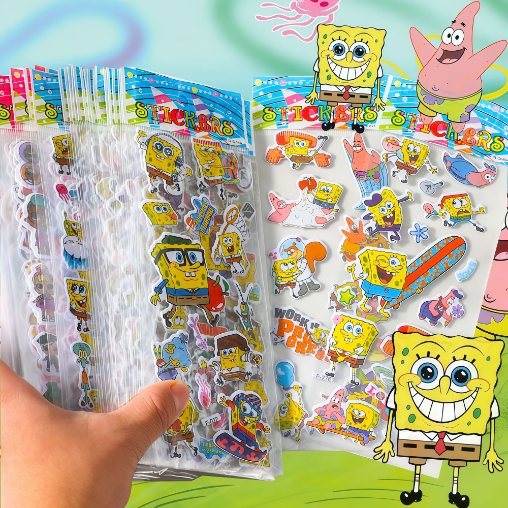 Pacote com 12 Adesivos 3D do B - Kids Education Movies avaliação e preço