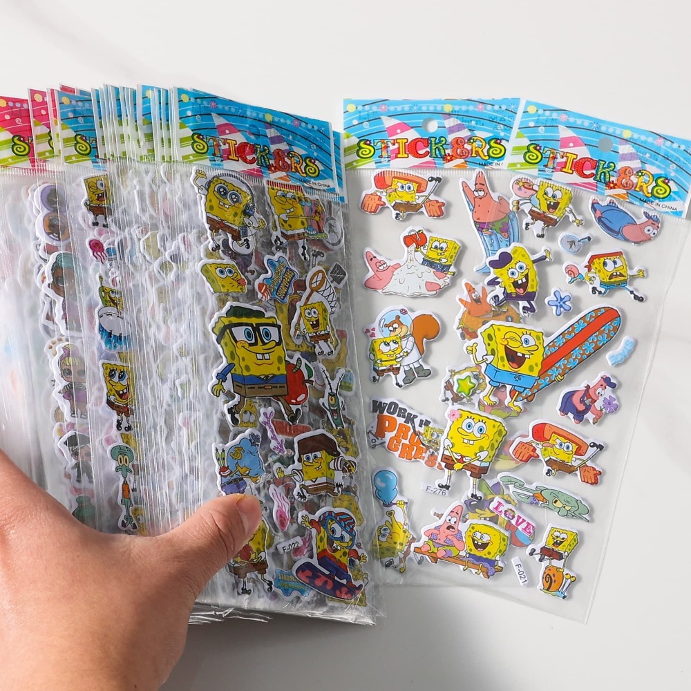 Pacote com 12 Adesivos 3D do B - Kids Education Movies avaliação e preço