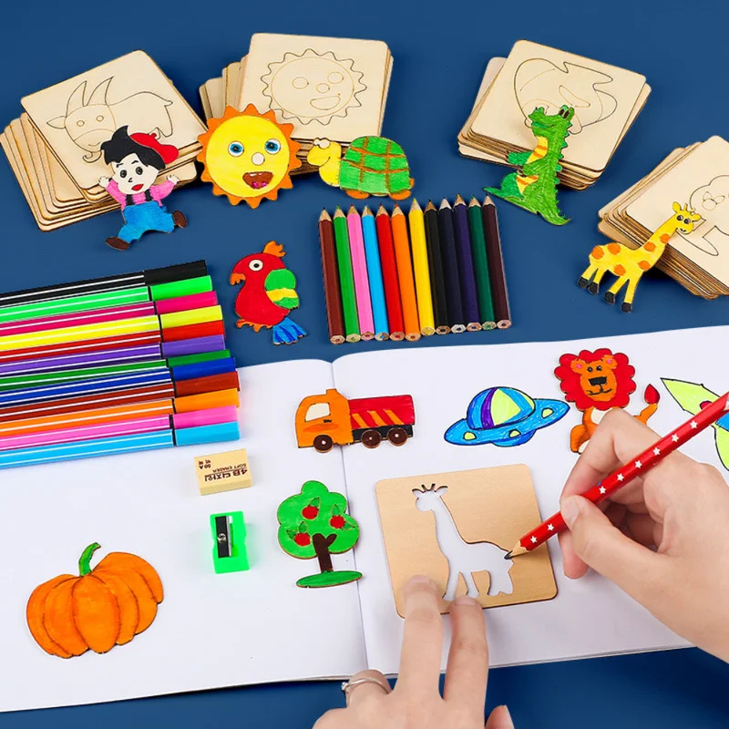 Crianças desenho brinquedos mo - Kids Education Template avaliação e preço