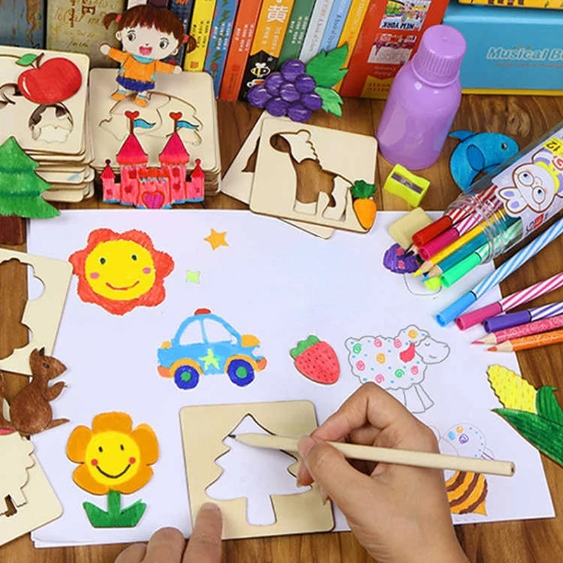Crianças desenho brinquedos mo - Kids Education Template avaliação e preço