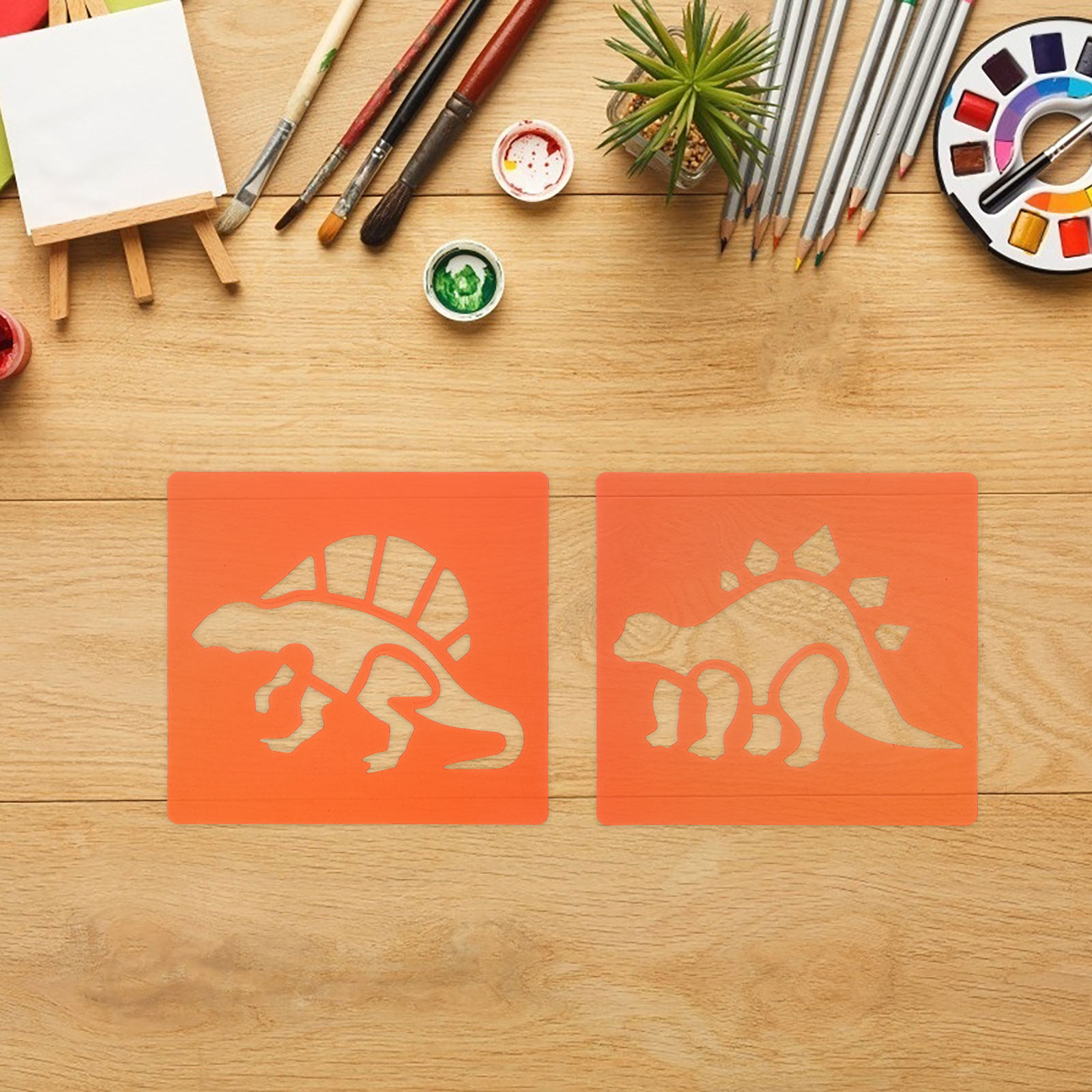Conjunto de 12 Estênceis Plást - Kids Education Template avaliação e preço