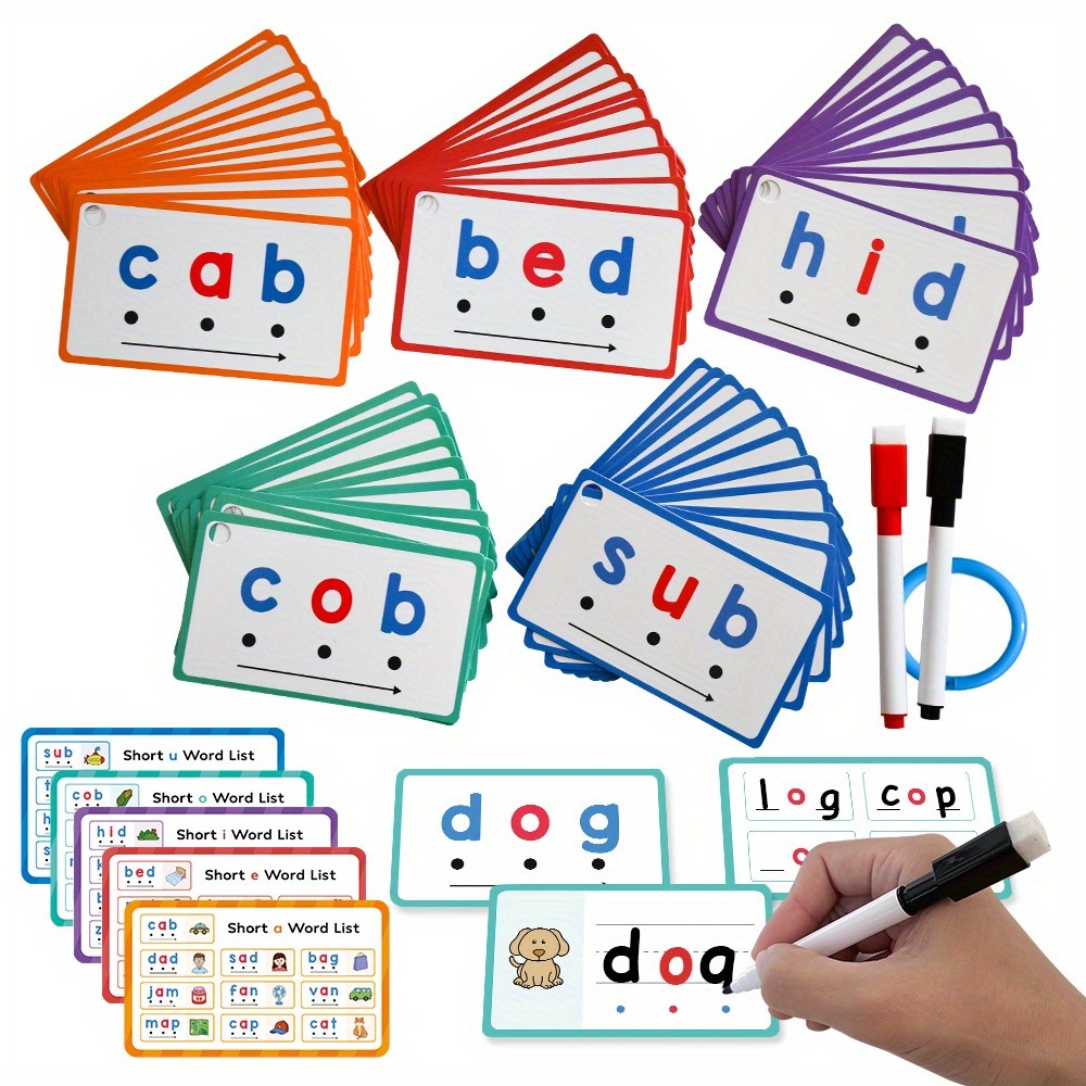 Cartões flash de escrita apagá - Sight Word Game avaliação e preço
