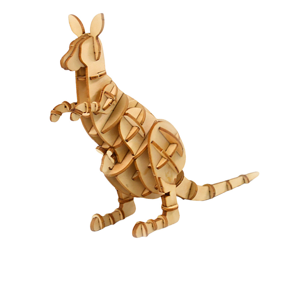 Quebra-Cabeça de Madeira 3D Ca - Kangaroo Kids Education avaliação e preço